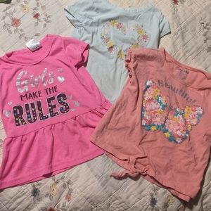 3 size 3t girls shirts